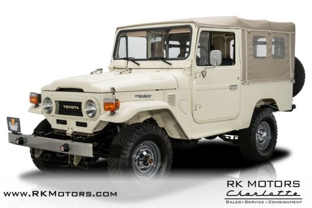 1978 toyota land cruiser fj43 dune beige suv 5 speed manual