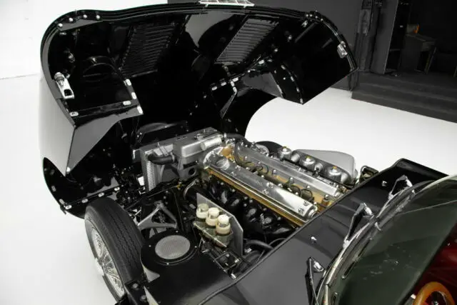 1962 jaguar e-type rare black/red extraordinary convertible