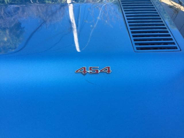 1974 big block 454 numbers matching smog equip corvette side pipes new paint