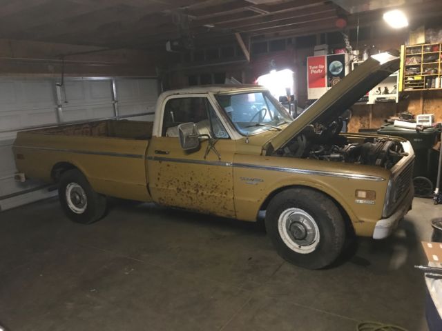 1972 chevy c-20 custom deluxe a/c,pb,ps, 402 th400