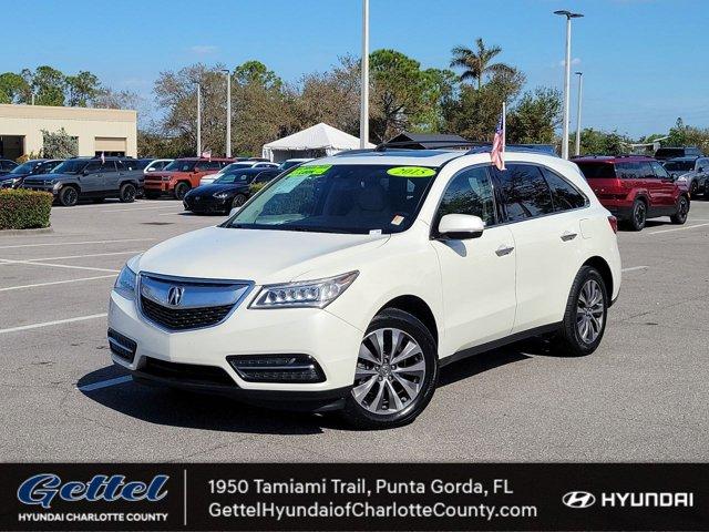 2015 acura mdx 3.5l technology pkg/w entertainment pkg