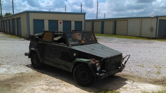 1976 vw kubelwagen thing type 181 german military nato graymarket rare cool