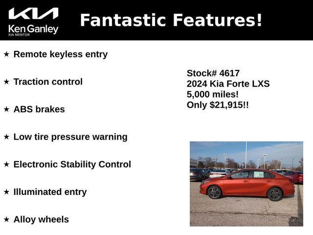 2024 kia forte lxs