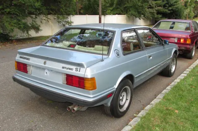 1987 maserati biturbo si 'black edition' rare export 2.5 v6 project car