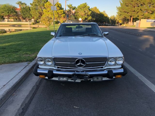 1989 mercedes 560sl white/middle red 115337k true classic priced to sell now!