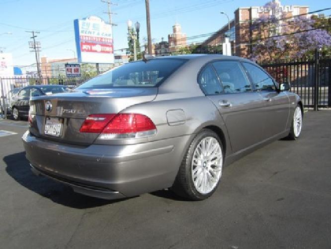 2007 bmw 750li gray 70,708 mile in los angeles, ca