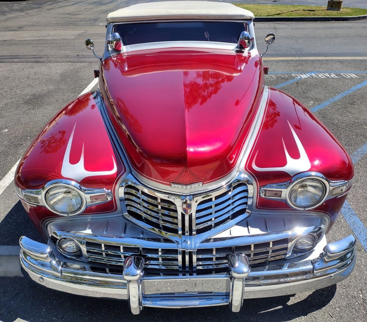 lincoln, continental, convertible, automatic, kustom, 1950, hotrod, lowrider