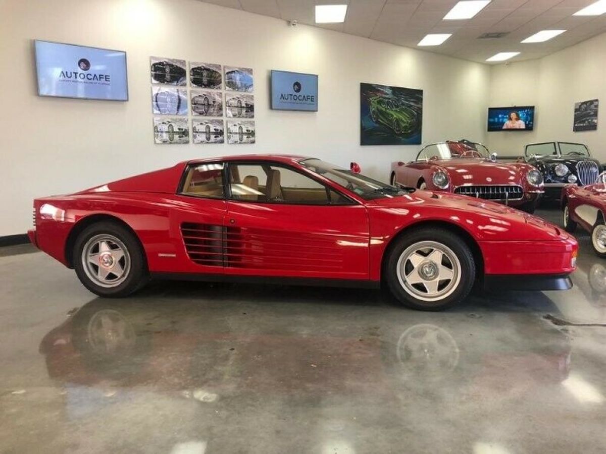 1986 ferrari testarossa, corsa red with 38,102 miles available now!