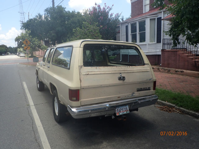 1987 chevrolet suburban base sport utility 4-door 5.7l