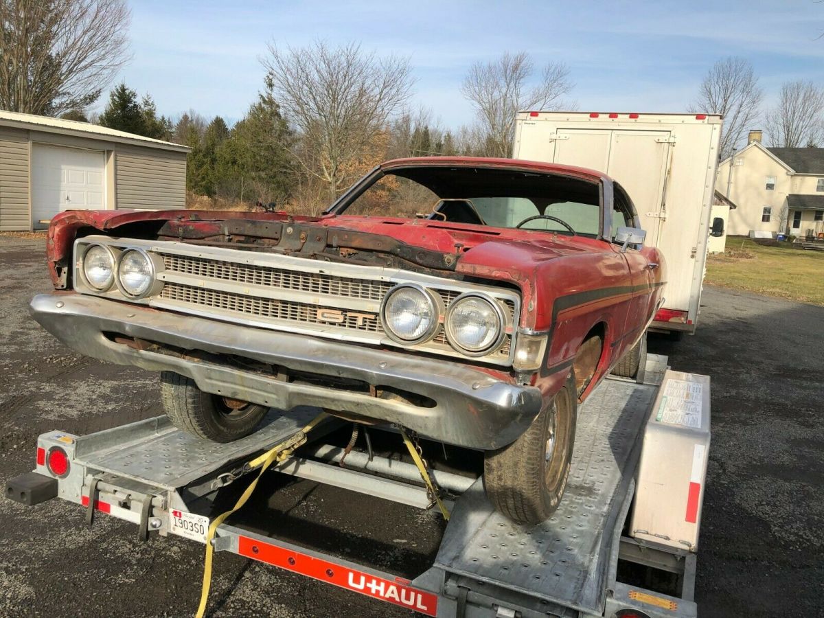 1969 ford torino gt r code 428 scj 4 speed w code drag pak fastback project
