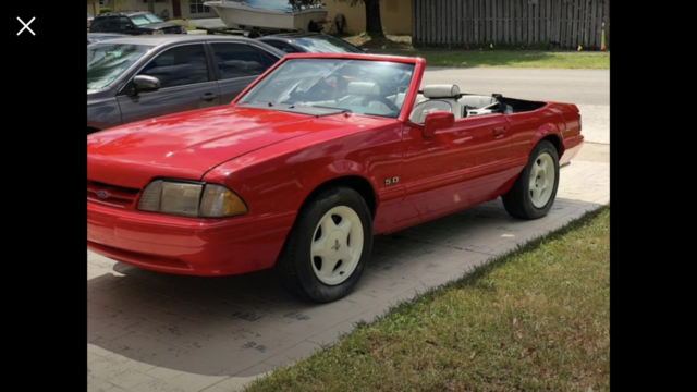 1992 ford mustang convetible 5.0 5-speed special limited summer edition