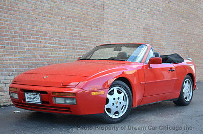 2dr coupe s2 cabriolet rare convertible !!! 5-speed manual !!! gaurds red !!! ma