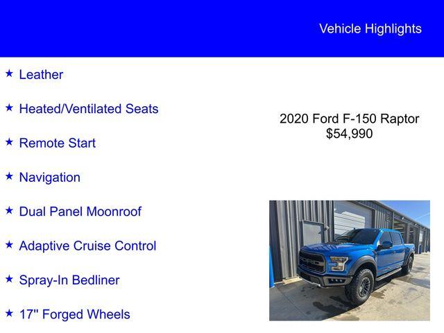 2020 ford f-150 raptor