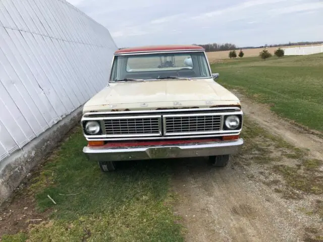 1970 ford f100 pickup red rwd automatic ranger xlt