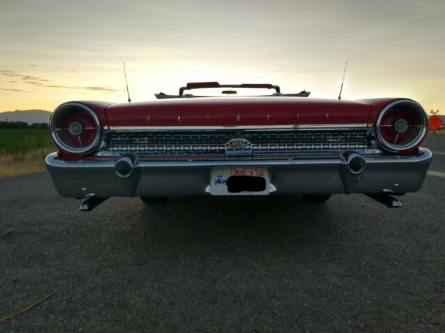 1963 ford galaxie 500xl convertible 390/300hp v-8 automatic transmission