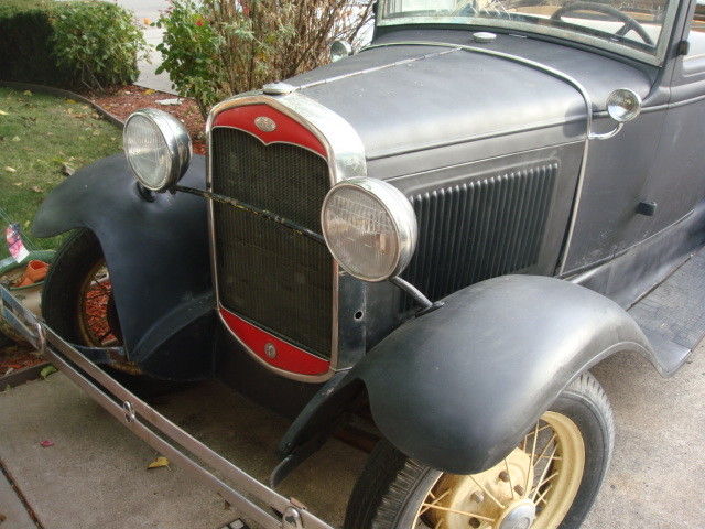 1931 ford model a cabriolet 68c slant window rare hot rat rod scta