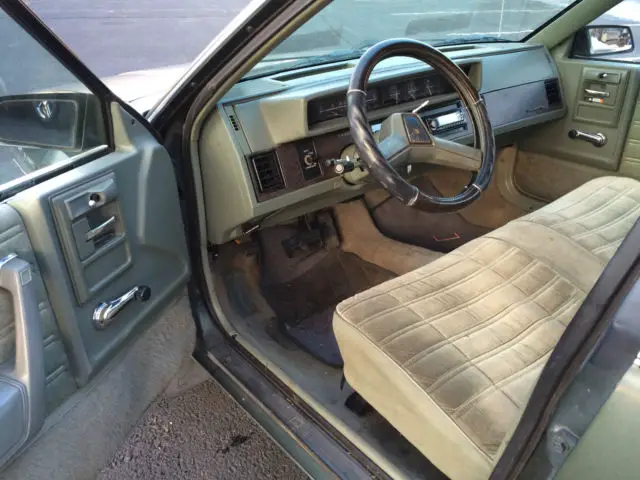 1985 chevy celebrity sedan low miles 2.8 v6 automatic green classic inspected