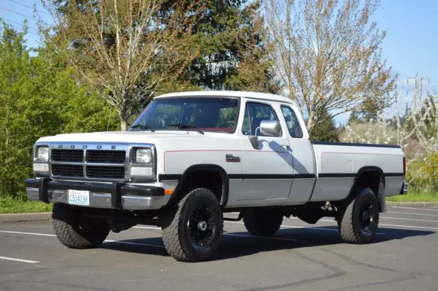 1993 dodge ram w250 le 4x4 12 valve 5.9 cummins diesel 123,336 original miles!!!