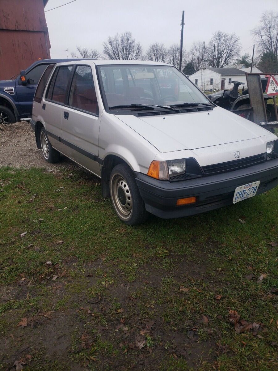 1985 honda civic wagon grey 4wd manual