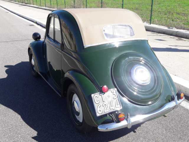 1939 fiat 500a carrozzeria garavini