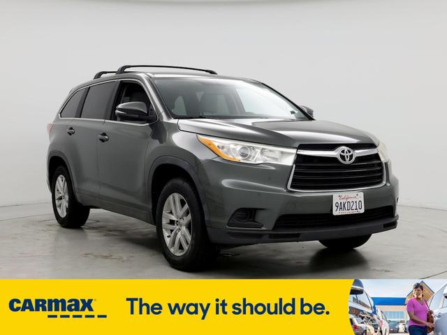 2014 toyota highlander le