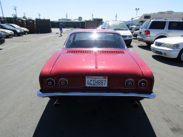 1967 chevrolet corvair coupe 6-cylinder gas manual no reserve