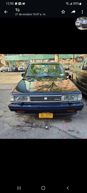 1987 toyota cressida sedan blue rwd automatic luxury