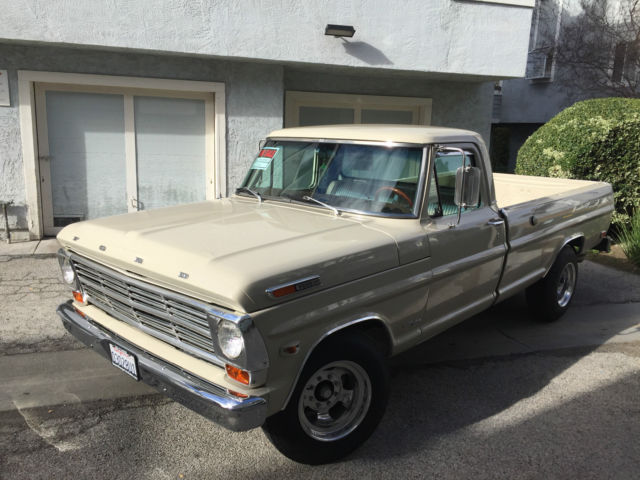 1968 ford f250 custom cab camper special