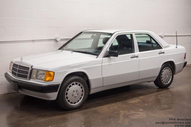 1989 mercedes-benz 190 series 190e 35,548 miles 2 owners massive service
