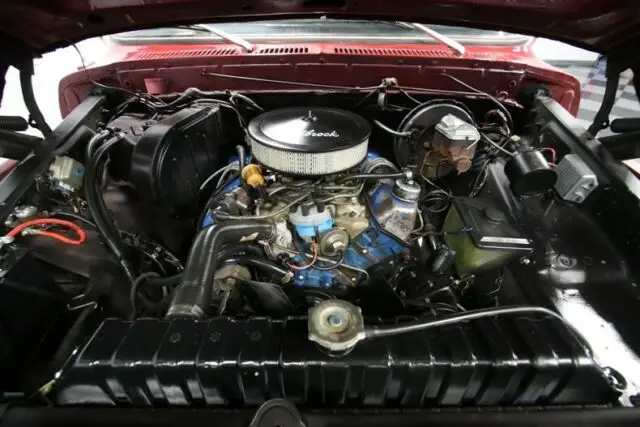 classic vintage chrome 4 wheel drive short bed truck lifted edelbrock headers