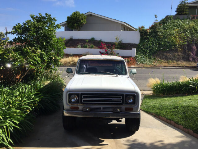 1977 international harvester scout traveler (rare diesel engine)