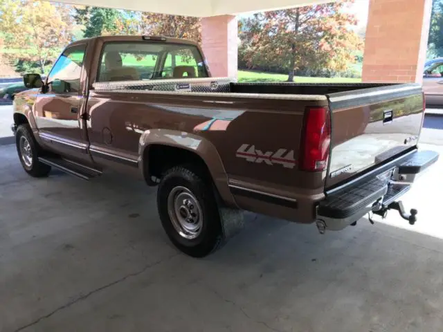 1994 gmc sierra 2500 sle regular cab long bed 5.7l v8 gas low miles 4x4 4wd