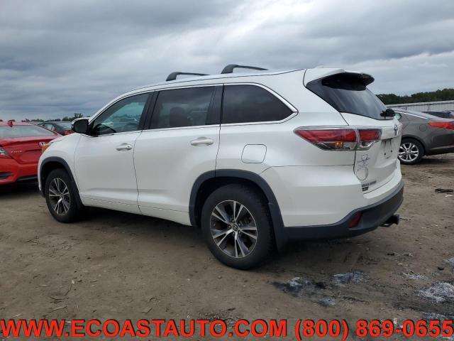 2016 toyota highlander xle