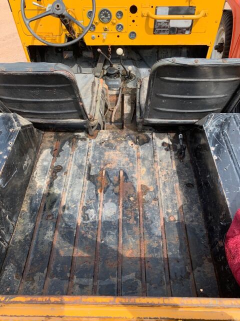 1964 willys m3a1 suv yellow 4wd manual