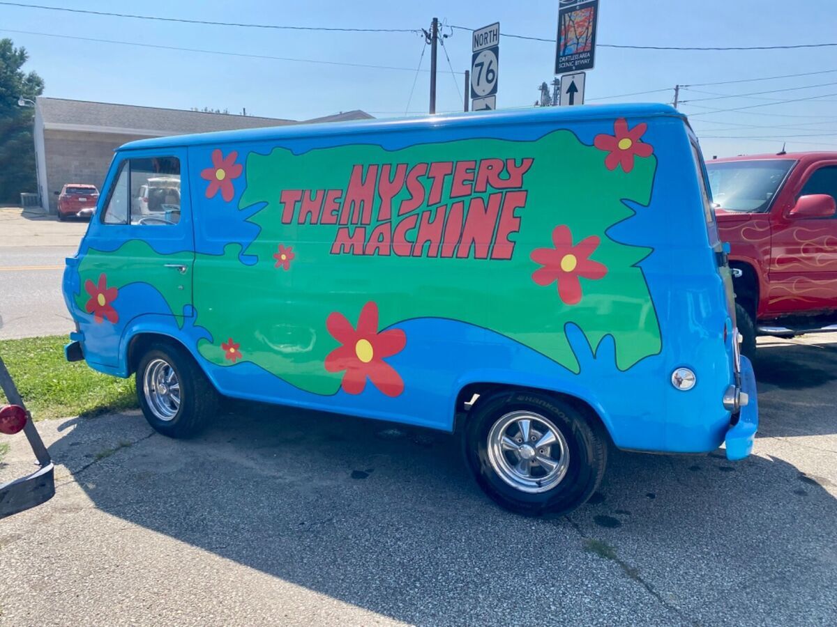 1967 ford econoline e100 van e1 mystery machine scooby van rides drives video