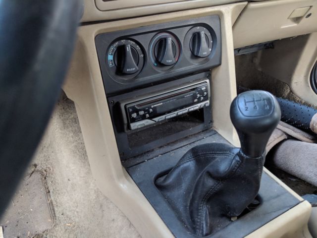 1987 ford mustang gt convertible 5-speed