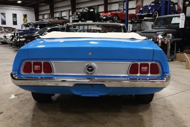 1973 ford mustang 94629 miles blue convertible 351 cleveland v8 automatic