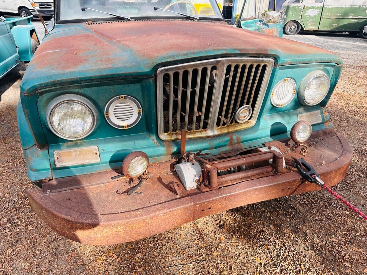 1963 x 2 jeep j 300's 1 with a factory winch & dumper body both 4 x 4