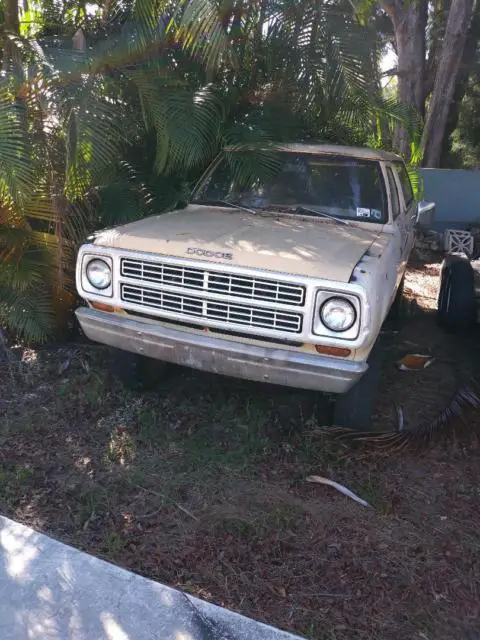 1979 dodge ramcharger - no reserve