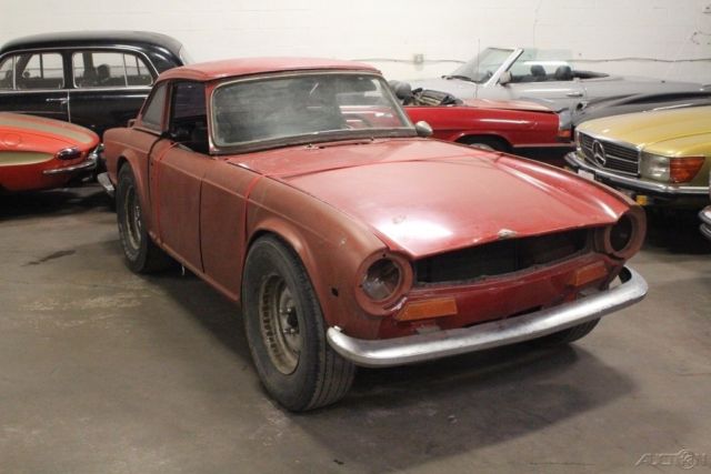 1973 tr6 roadster, two tops no reserve!