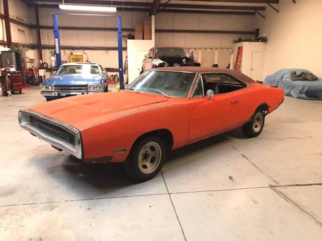 1970 dodge charger 500 hemi orange big block 4 barrel 383 4 speed video in ad