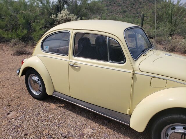 1970 volkswagen beetle (pre-1980) sedan yellow rwd manual base