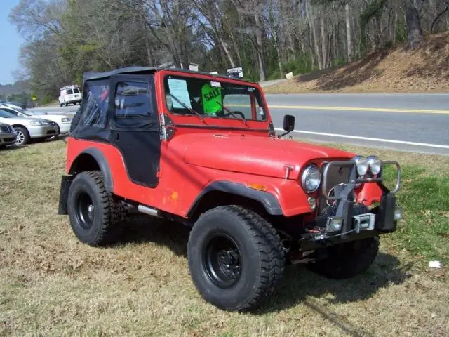 fairly decent 4wd warn winch 33's lift rhino line cj7 cj8 scrambler sister wagon