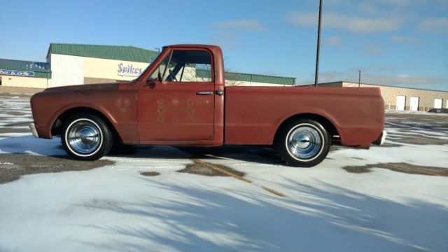 missy's delivery,1967 chevrolet c-10 short box 2 wheel drive, way kool sweet!!!!