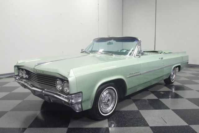 1963 oldsmobile dynamic 88 76166 miles green convertible 394 v8 automatic