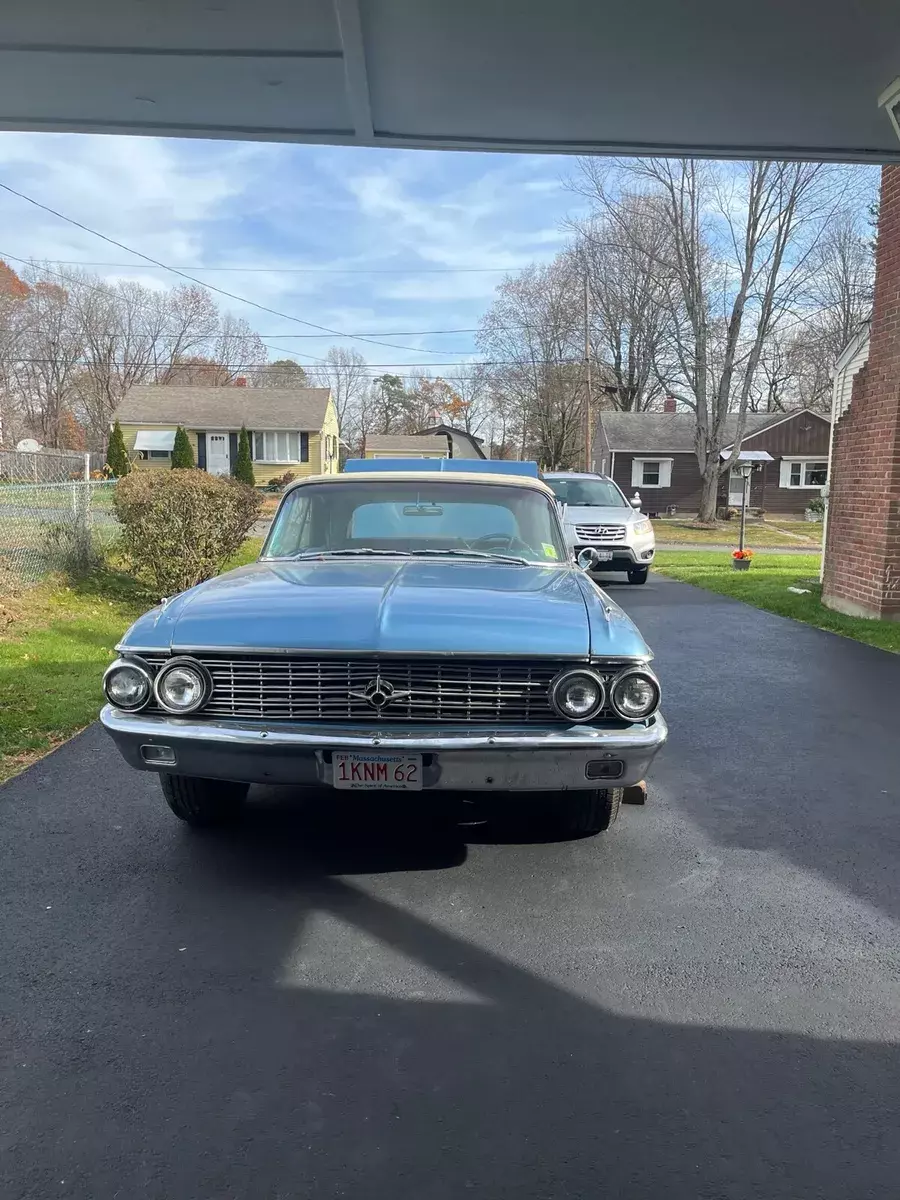 1962 ford sunliner convertible blue fwd automatic
