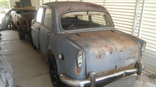 1959 fiat 1100 suicide doors project parts car " no reserve "