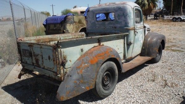 1947 ford f-1 1/2 ton pickup, runs good, 4 spd, w/title, rat rod
