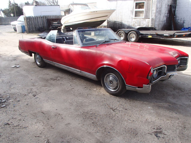 1967 oldsmobile ninety eight convertible no reserve running project olds 98