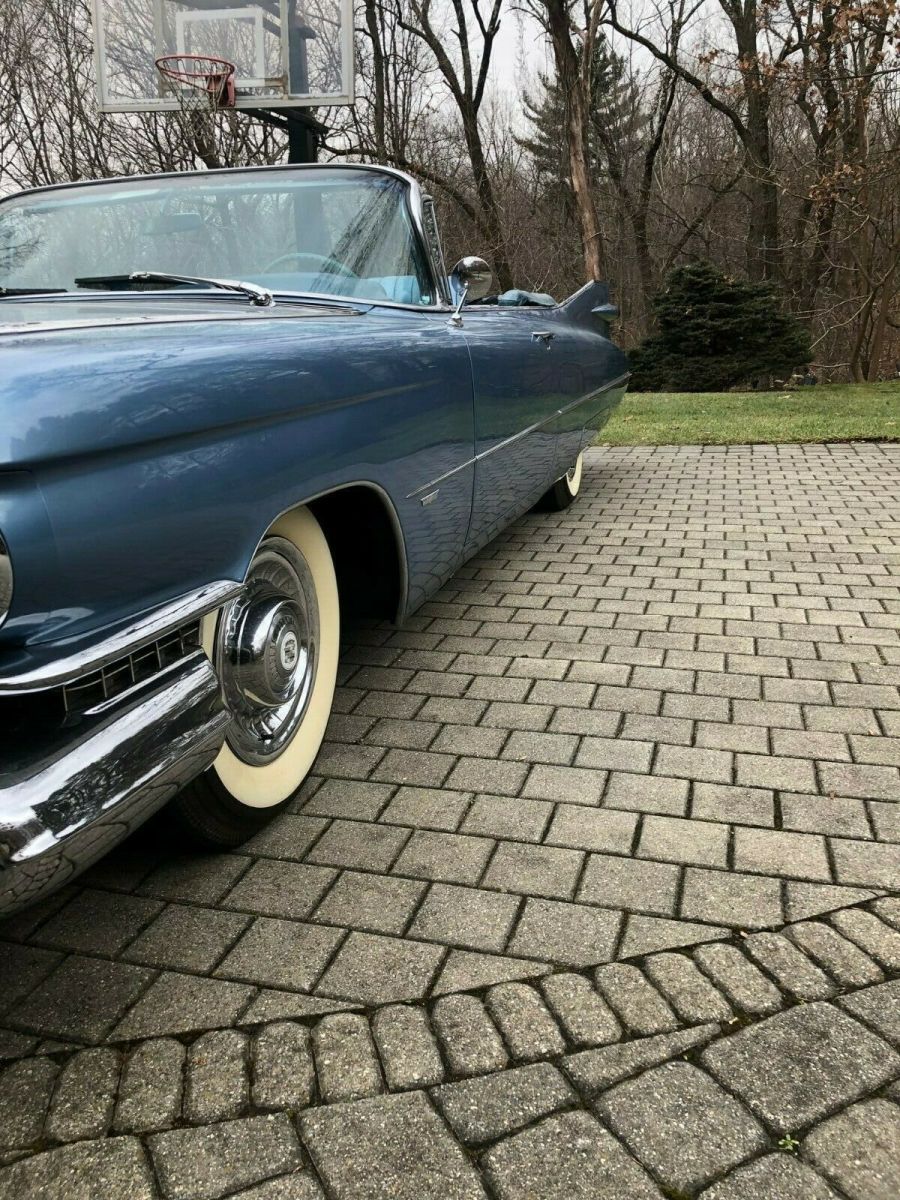 1959 cadillac service 62 convertible georgian blue